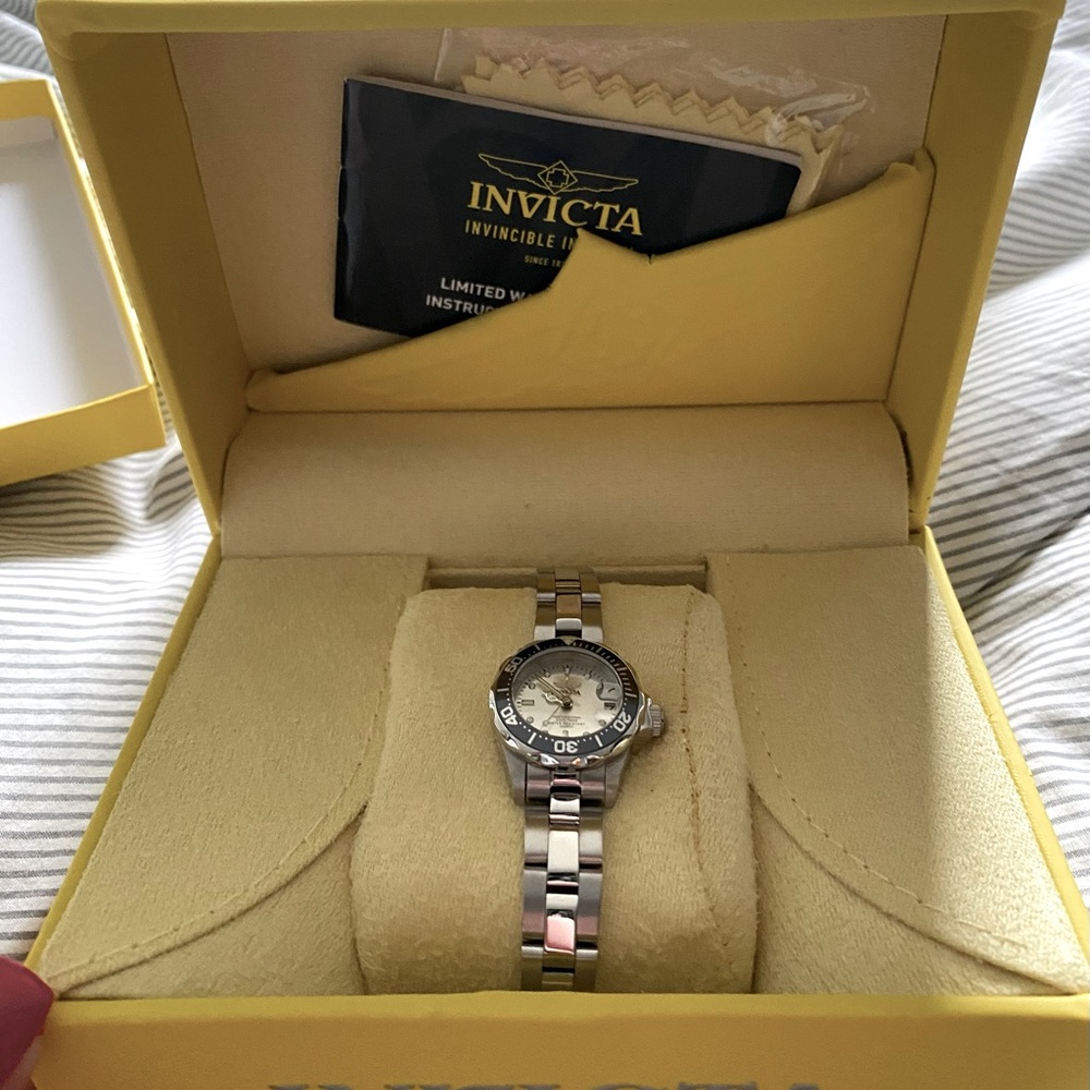 Invicta silver women’s watch